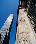 Niedriger Blickwinkel auf das Empire State Building