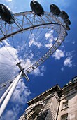 Low Angle View Of London Eye