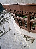 Elevated View Of Historic Building Facade