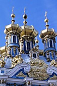 Ornate Church Exterior; Saint Petersburg, Russia