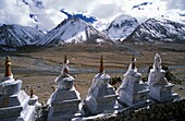Dirapuk-Kloster in der Nähe des Mount Kailash