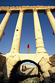 Syria, Temple Of Bel; Palmyra, Peristyle Columns