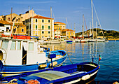Boats In Port Of La Maddalena