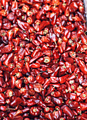 Details Of Dried Chillies,Chengdu Market,Chengdu,Sichuan,China