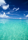 Wasser vor der Westküste von Barbados, Strand Wasser Ozean Horizont