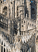 Detail des Dachs des Doms, Mailand, Italien.