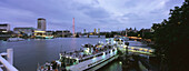 London Skyline As Seen From Waterloo Bridge, England,Uk