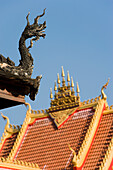 Details des Tempeldachs, Vientiane, Laos