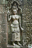 Carvings At Wat Phu Khumer Temple, Champasak,Laos