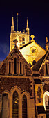 Southwark Cathedral bei Nacht, Southwark,London,England,Großbritannien