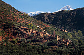 Dorf im Atlasgebirge, Marokko