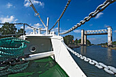 Close Up Of Boat Bow On Gota Canal Cruise, Sweden