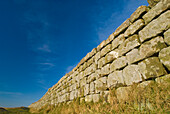 Hadrian's Wall Near Housesteads, Northumerland,England,Uk