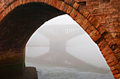 Nahaufnahme einer Brücke, Berwick-Upon-Tweed, Northumberland, England, Großbritannien