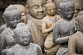 Close-Up Of Statues In Shop Near Ubud