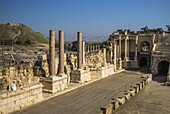 Ruinen im Beit-Shearim-Nationalpark; Beit Shean, Nordbezirk, Israel.