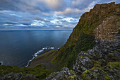 The View From The Top Of A Sea Cliff Along The Strandir Coast; West Fjords, Iceland