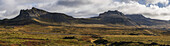 Panoramic View Of The Colourful Tundra And Mountains At The Western Tip Of The Snaefellsness Peninsula; Iceland