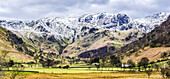 High Hartsop Dodd In The English Lake District With A Covering Of Snow; Cumbria, England
