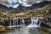 Fairy Pools Wasserfälle; Glenn Brittle, Isle Of Skye, Schottland
