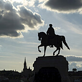 Denkmal von Gyula Andrassy, Ungarns Ministerpräsident zwischen 1867 und 1871; Budapest, Budapest, Ungarn