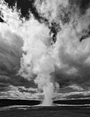 Old Faithful Geyser in Yellowstone National Park; Wyoming, United States of America