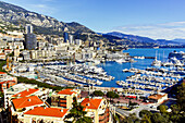Hafen von Monte Carlo an der französischen Riviera; Monte Carlo, Monacco