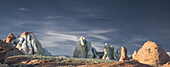 Weiße Kuppeln, Valley of Fire State Park; Nevada, Vereinigte Staaten von Amerika