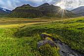 Scenic views on the Trollaskagi peninsula in Northern Iceland; Iceland