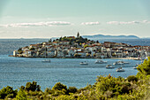 The islet of Primosten; Primosten, Croatia