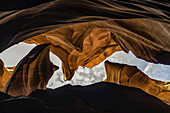 Slot Canyon bekannt als Antelope Canyon; Page, Arizona, Vereinigte Staaten von Amerika