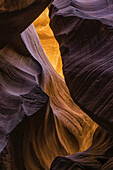 Slot Canyon, bekannt als Antelope Canyon; Page, Arizona, Vereinigte Staaten von Amerika