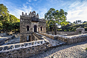 Three-storied bathing palace at Fasilides Bath; Gondar, Amhara Region, Ethiopia