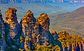 Felsformation 'Three Sisters', Blue Mountains, Jamison Valley; New South Wales, Australien.