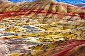 Painted Hills, John Day Fossil Beds National Monument; Oregon, Vereinigte Staaten von Amerika