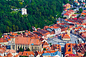 Black Church, Town Council and Council Square; Brasov, Transylvania Region, Romania