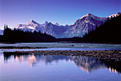 Athabasca-Fluss, Jasper-Nationalpark, Alberta, Kanada