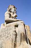 Colossus of Ramses II, Court of Ramses II, Luxor Temple, UNESCO World Heritage Site; Luxor, Egypt