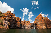 Frühling am King George River-Wasserfall in der Kimberley-Region; Westaustralien, Australien.