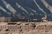 Mud Buildings In Bamiyan, Bamian Province, Afghanistan