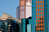 Office Towers In Downtown Area; Montreal Quebec Canada