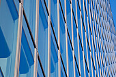 Windows On The Side Of An Office Tower; Montreal Quebec Canada