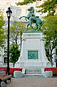 Boer War Memorial In Dorchester Square; Montreal Quebec Canada