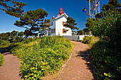 Yaquina Bay Leuchtturm; Newport Oregon Vereinigte Staaten Von Amerika