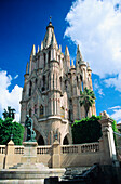 Mexiko, Blick auf die Parroquia-Kirche; San Miguel