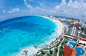 Mexico, Yucatan Peninsula, Beaches and resorts; Cancun