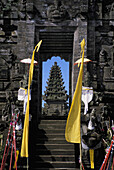 Indonesia, Bali, Hindu Style Temple, Looking Through Doorway