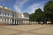 Presidential Palace In The Old Town Of Vilnius; Lithuania
