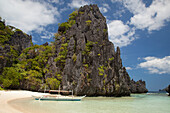 The Scenery Of Matinloc Island Near El Nido And Corong Corong; Bacuit Archipelago Palawan Philippines