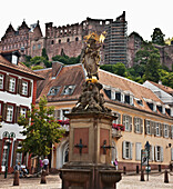 Marienbrunnen Fountain; Heidelberg Baden-Wurttemberg Germany